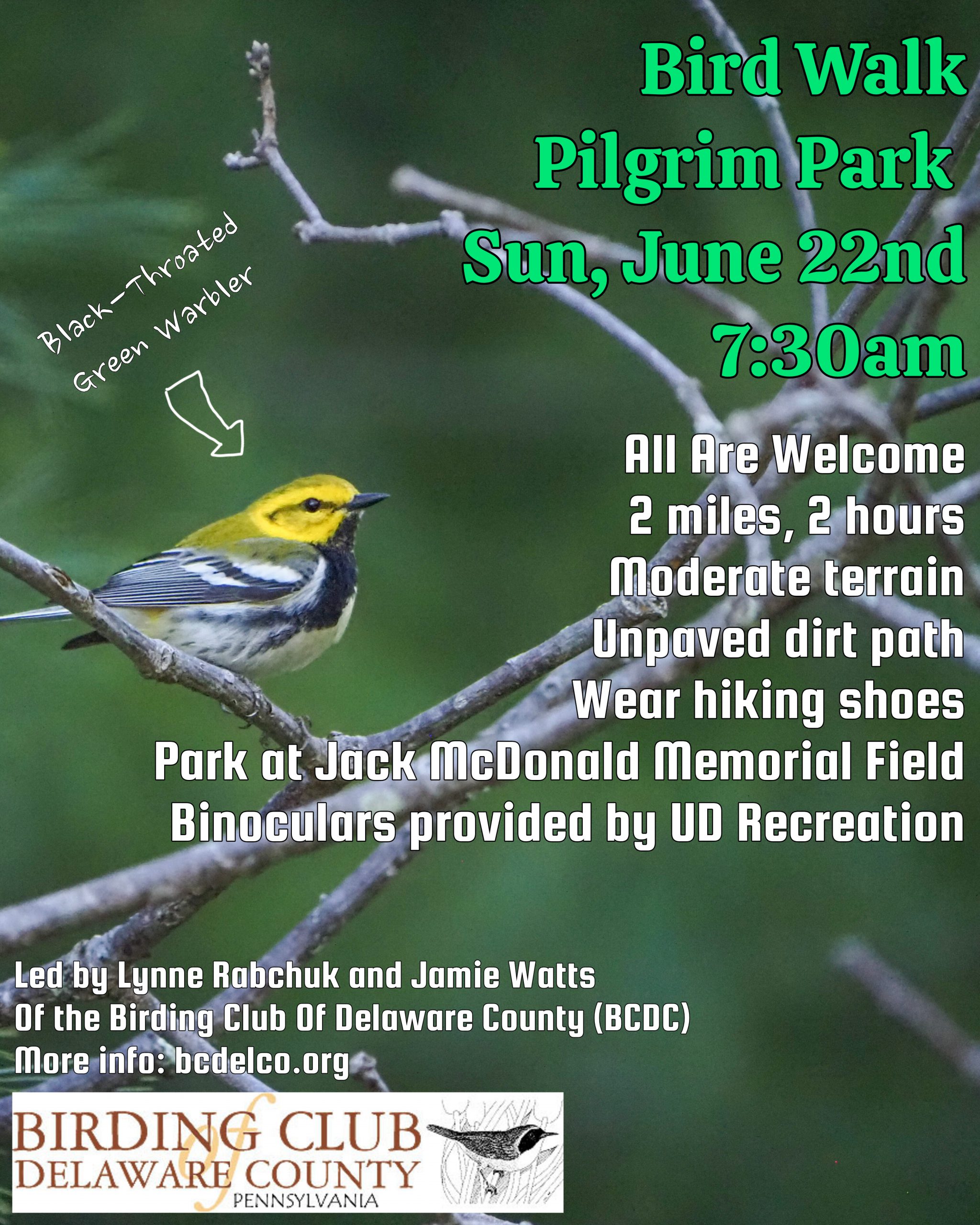 Bird Walk at Pilgrim Park